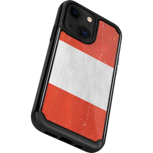Peru Flag Distressed iPhone 13 Cargo Case